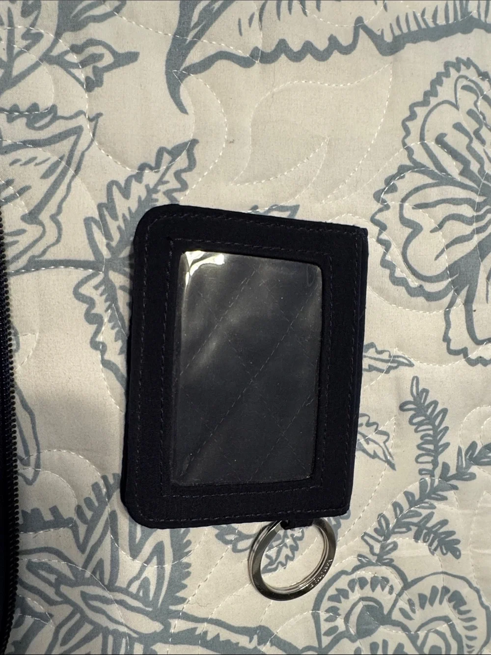 Vera Bradley Quilted Navy Purse with Wallet & ID Case